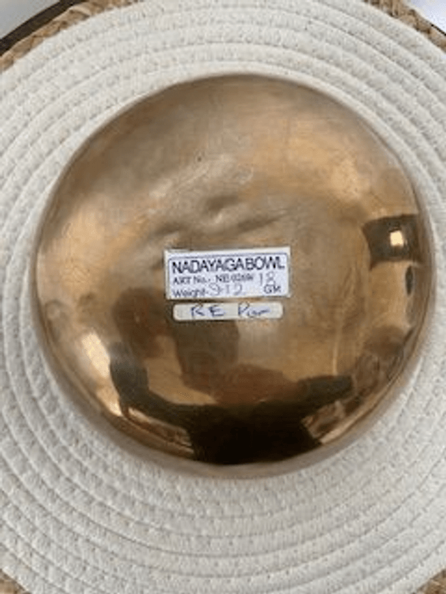 Bol Tibétain NADAYAGA note RE 18 Cm 912 Gr