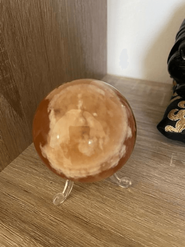 Sphere de CALCITE DE MIEL
