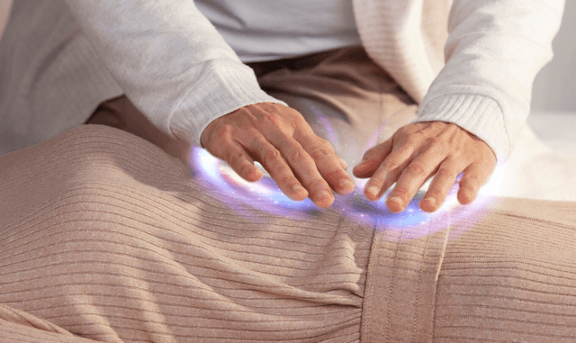 Séance de soins par magnétisme